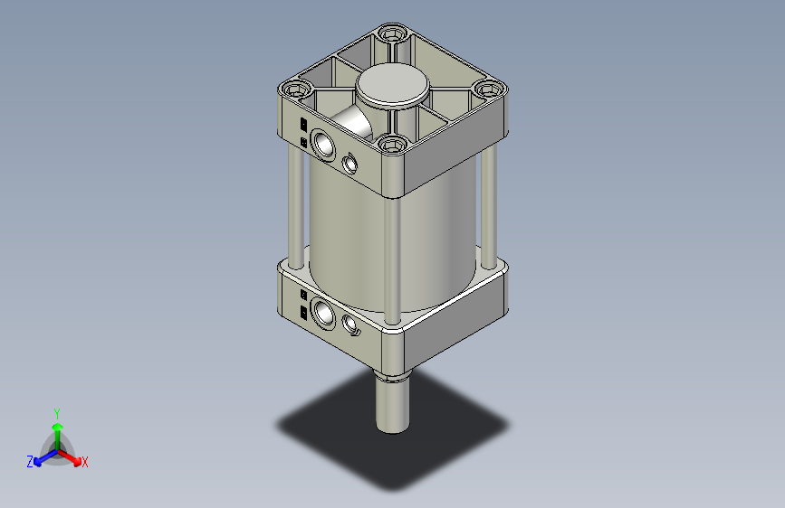 标准型气缸3D-DU125x50
