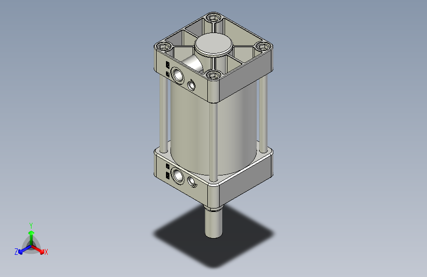标准型气缸3D-DU125x75