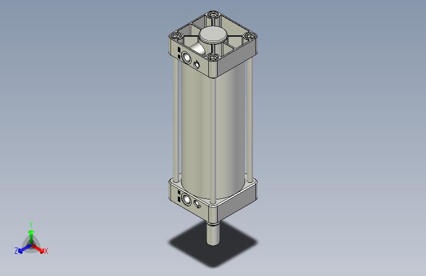 标准型气缸3D-DU125x250