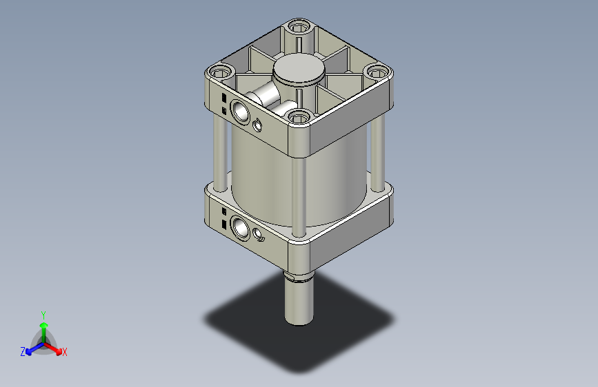 标准型气缸3D-DU160x50