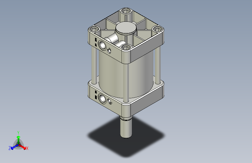 标准型气缸3D-DU160x75