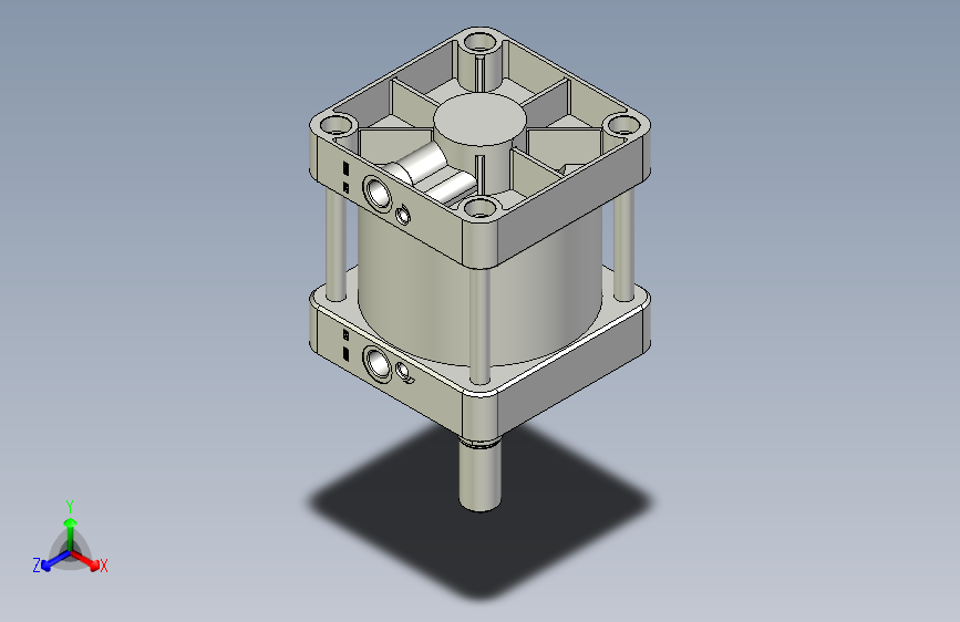 标准型气缸3D-DU200x50