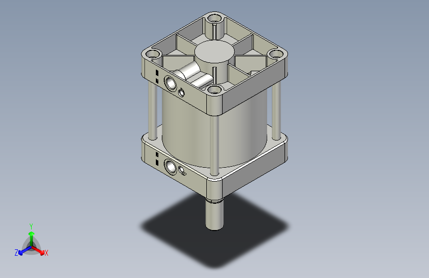 标准型气缸3D-DU200x75