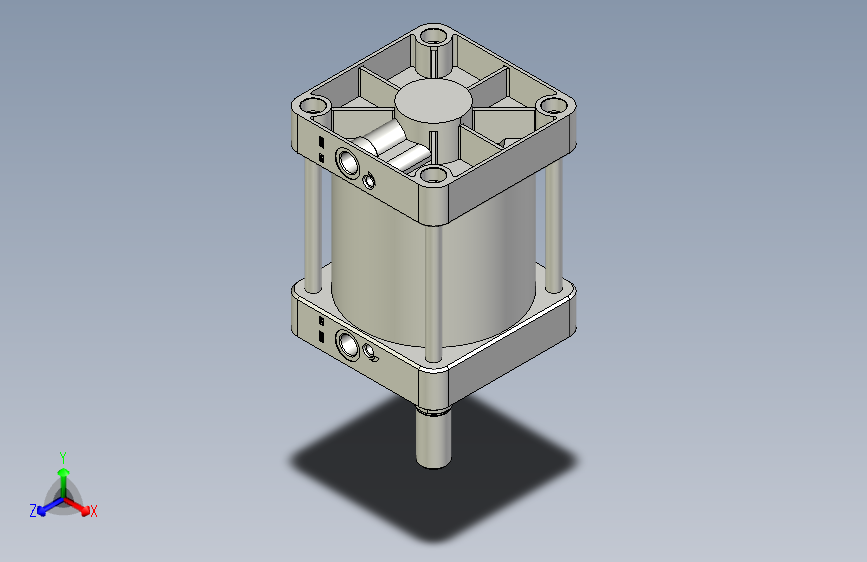 标准型气缸3D-DU200x100