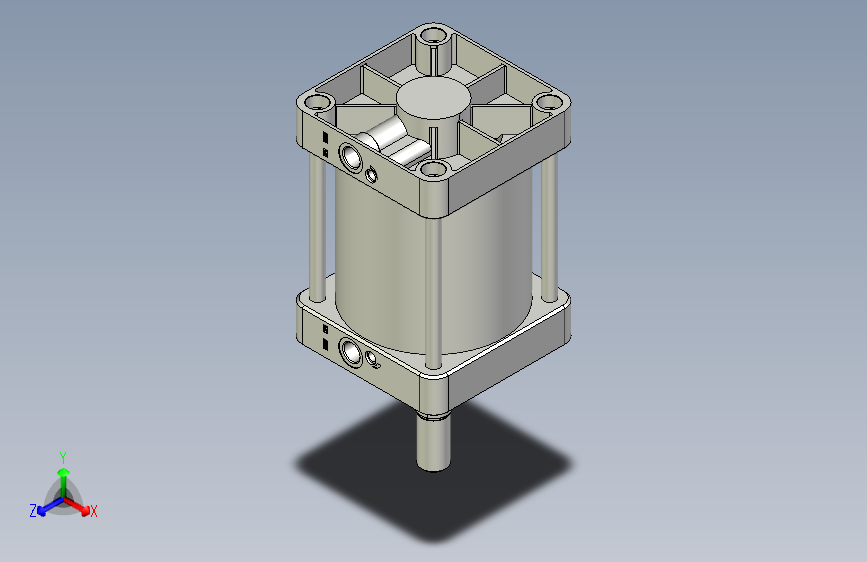标准型气缸3D-DU200x125