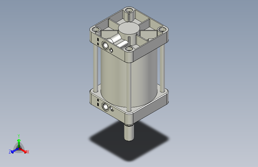 标准型气缸3D-DU200x150