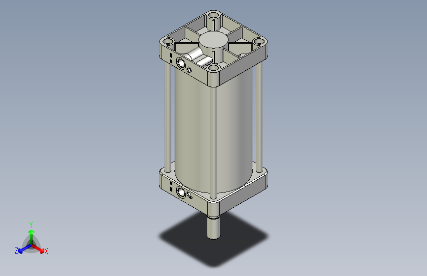 标准型气缸3D-DU200x300