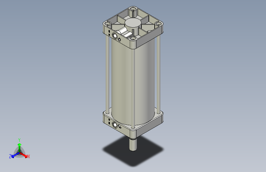 标准型气缸3D-DU200x400