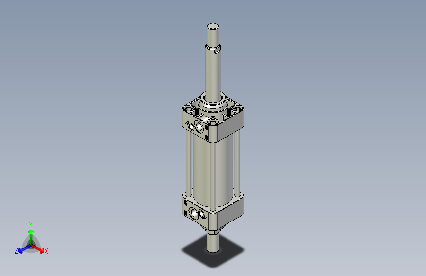 标准型气缸3D-DUD50x75