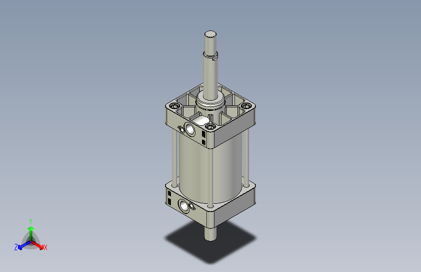 标准型气缸3D-DUD100x75