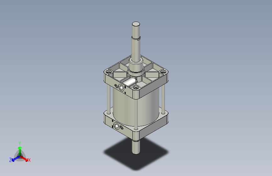 标准型气缸3D-DUD200x100