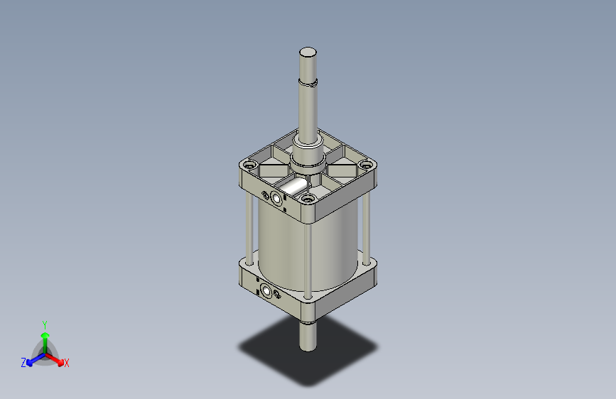 标准型气缸3D-DUD200x125