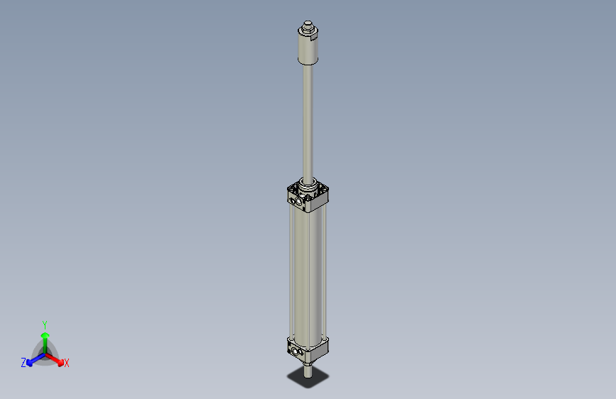 标准型气缸3D-DUL50x300