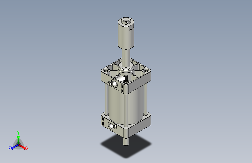 标准型气缸3D-DUL100x75