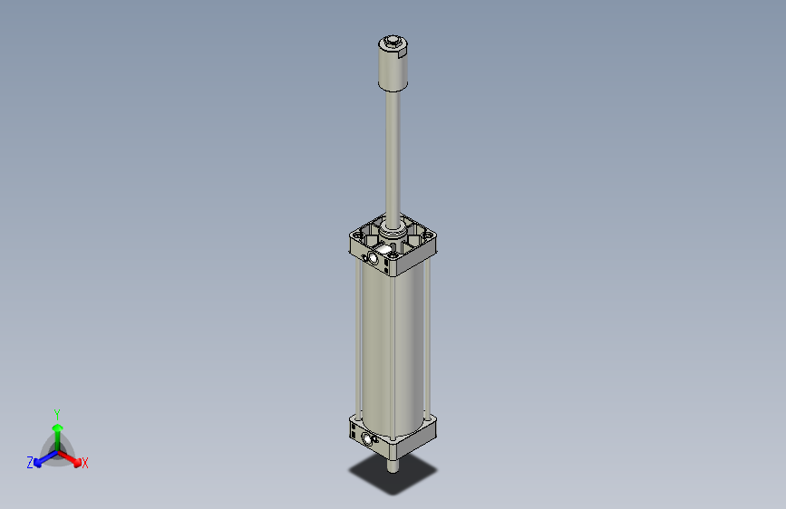 标准型气缸3D-DUL100x300