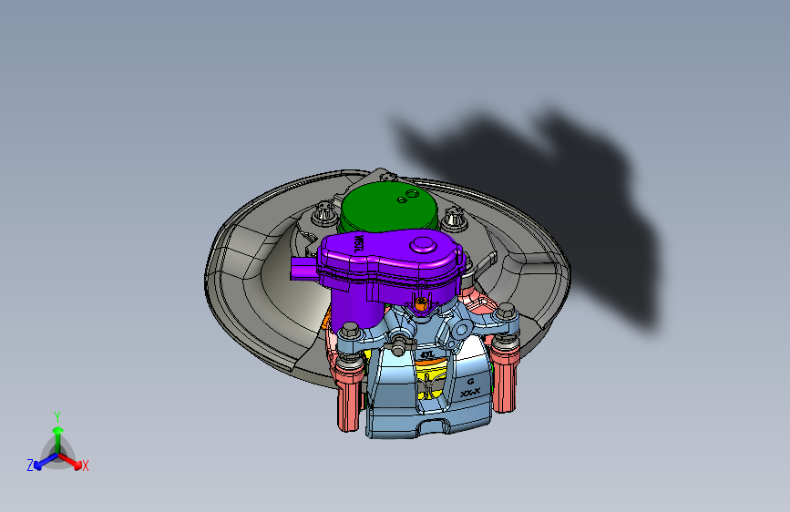行驻一体式EPB浮动钳制动器