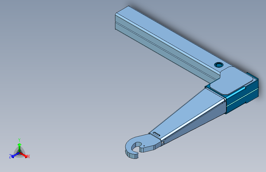 吊钩升降机勾臂垃圾车