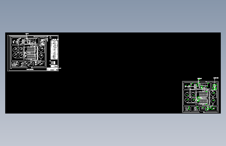 某城市污水厂总平面图