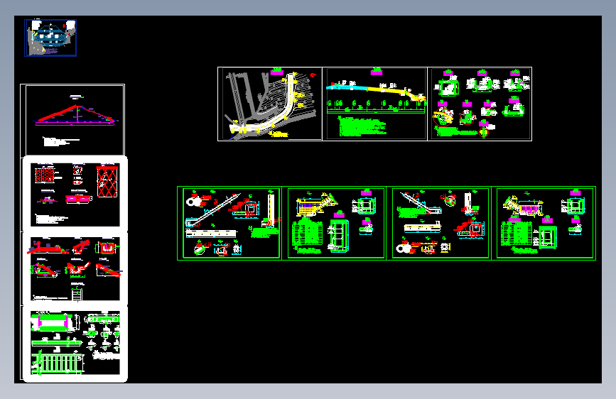 某工程水库除险加固施工图（排水和溢洪道）