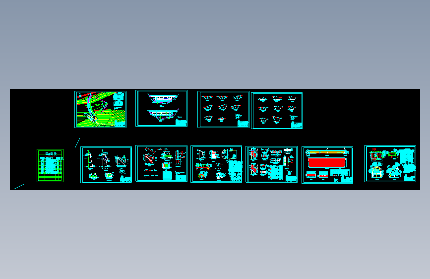 某C15砼单曲拱坝全套设计施工图纸