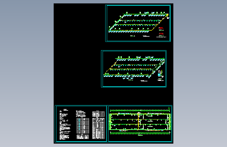 大型车间暖风机采暖设计图纸