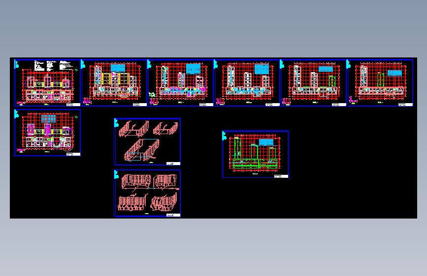 吉林省某大学教学楼散热器采暖暖通设计施工图