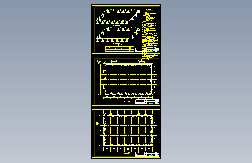 多层工业厂房采暖设计CAD基础套图
