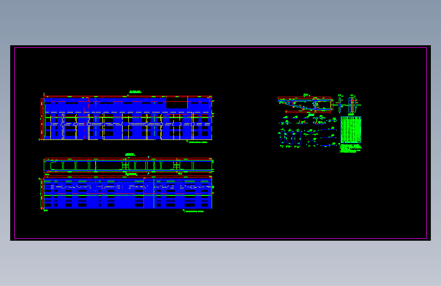某跨铁路桥施工图设计