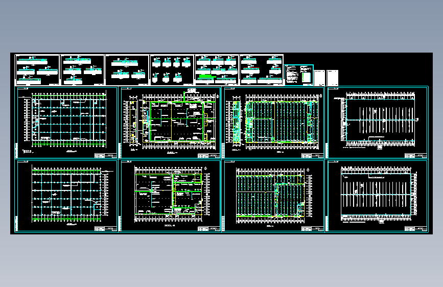 某单层钢结构厂房电气设计施工图纸