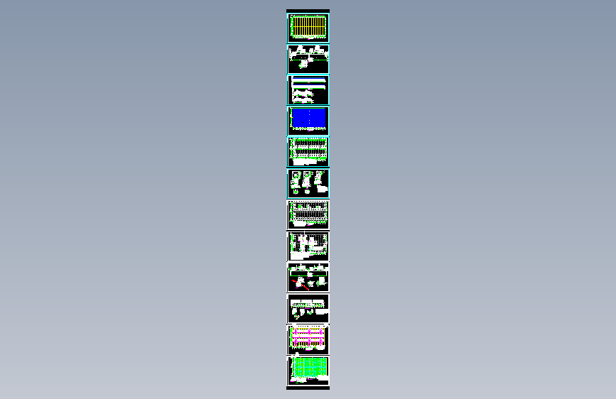 某24米钢管桁架排架结构大棚建筑结构施工图纸
