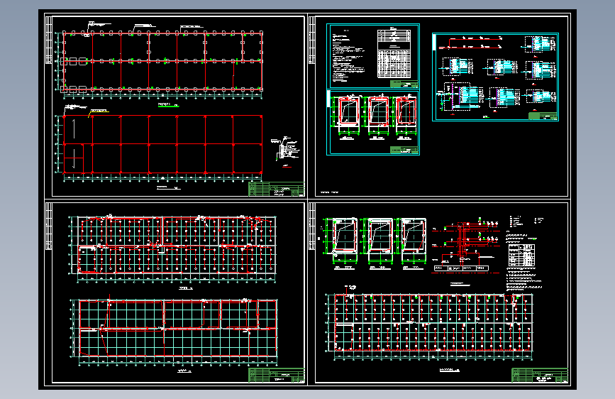 单层工业厂房电气图纸