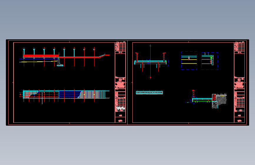 【曹家垄】水库生态木栈道设计施工图