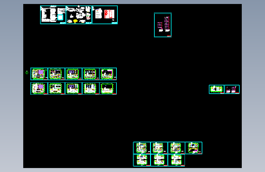 西安某十六层办公楼空调、通风系统设计图