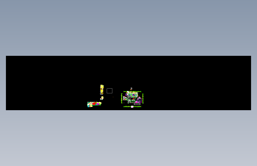 上海某KTV空调通风布置图图