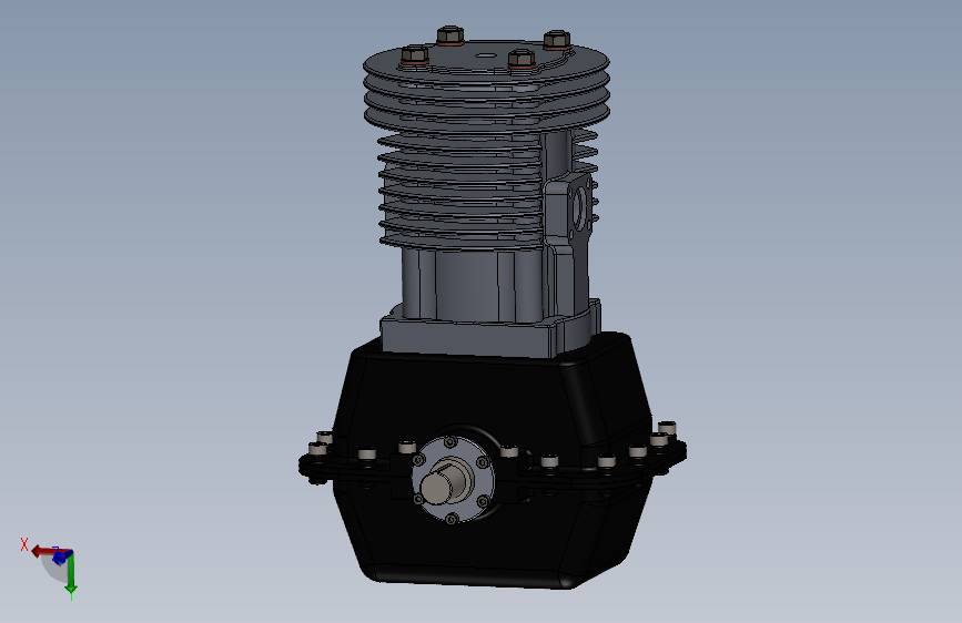 单缸二冲程发动机设计
