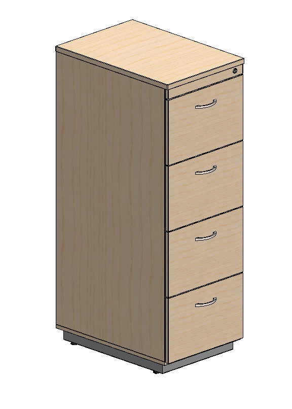 文件柜 A-Z 型 – 4 个抽屉带锁 A-Z __ 文件柜 – 4 个带锁抽屉