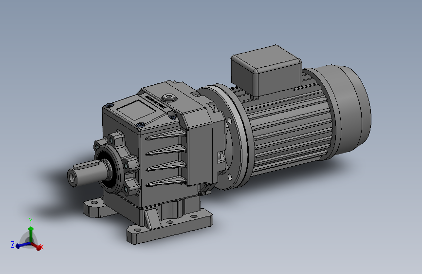 MOTOREDUTOR _M_412A_B1_10,06_V_N_-B_B3_ST_B.3d电动机