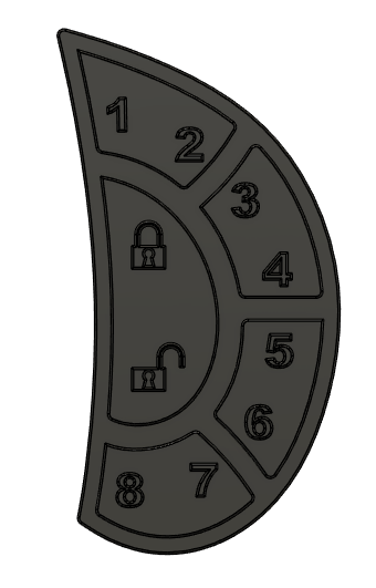 RVLOCK V4 房车门锁 无钥匙进入 数码键盘