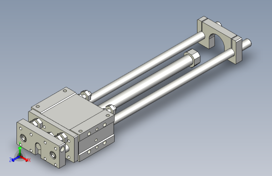 导杆气缸组合3D-GCB20x300