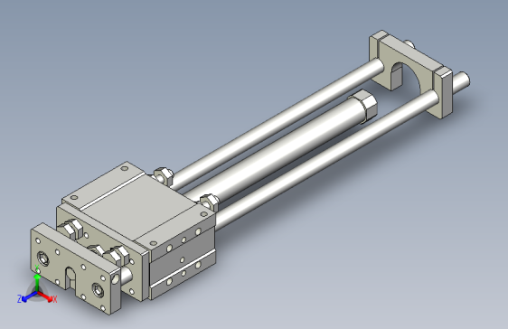 导杆气缸组合3D-GCB25x300