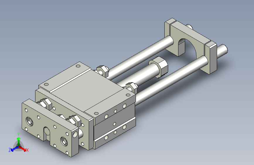 导杆气缸组合3D-GCU20x150