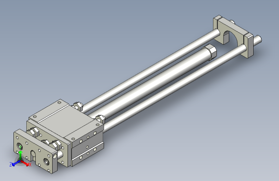 导杆气缸组合3D-GCU25x400