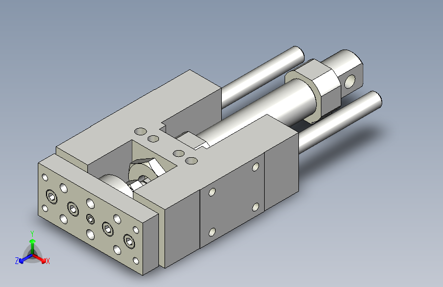导杆气缸组合3D-GHB20x50