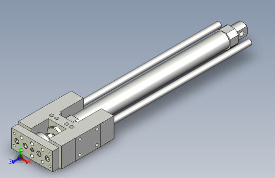 导杆气缸组合3D-GHB25x250