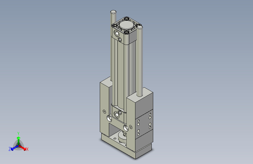 导杆气缸组合3D-GHB32x125