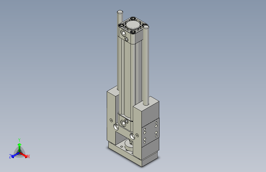 导杆气缸组合3D-GHB32x150