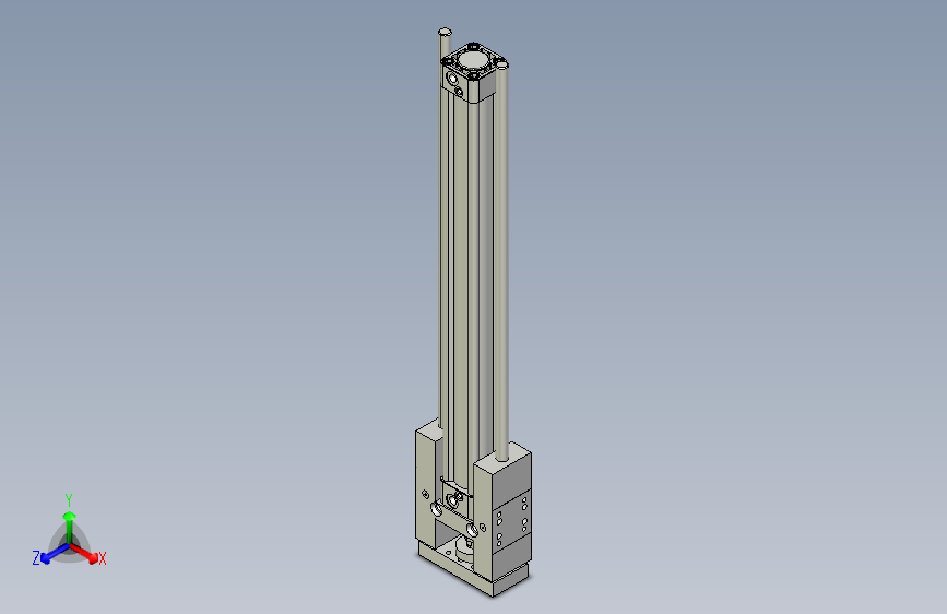 导杆气缸组合3D-GHB32x400