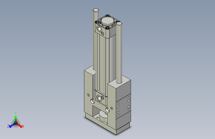导杆气缸组合3D-GHB40x150