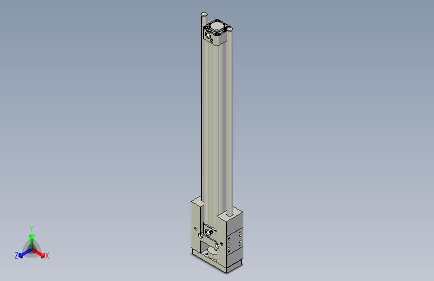 导杆气缸组合3D-GHB40x500