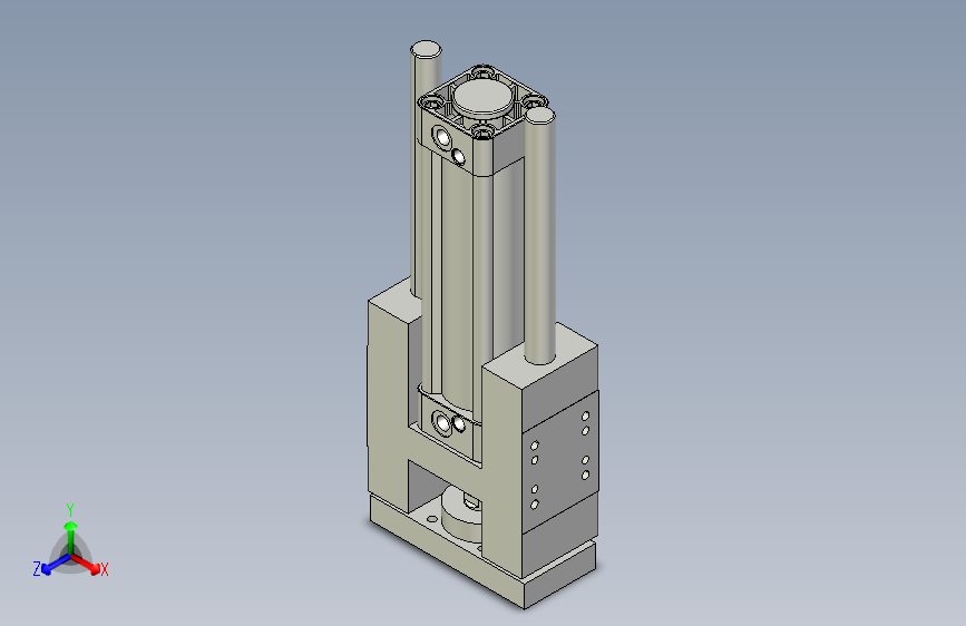 导杆气缸组合3D-GHB50x150